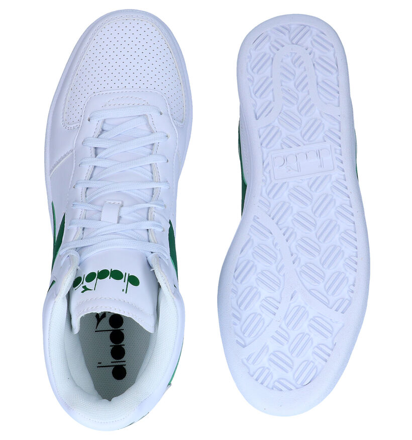 Diadora Playground Witte Sneakers in kunstleer (277675)