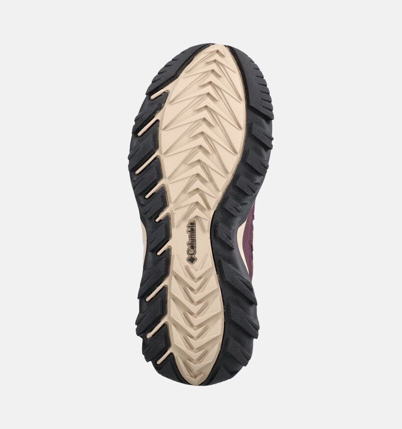 Columbia Strata Trail Mid Bordeaux Wandelschoenen voor dames (377309) - geschikt voor steunzolen