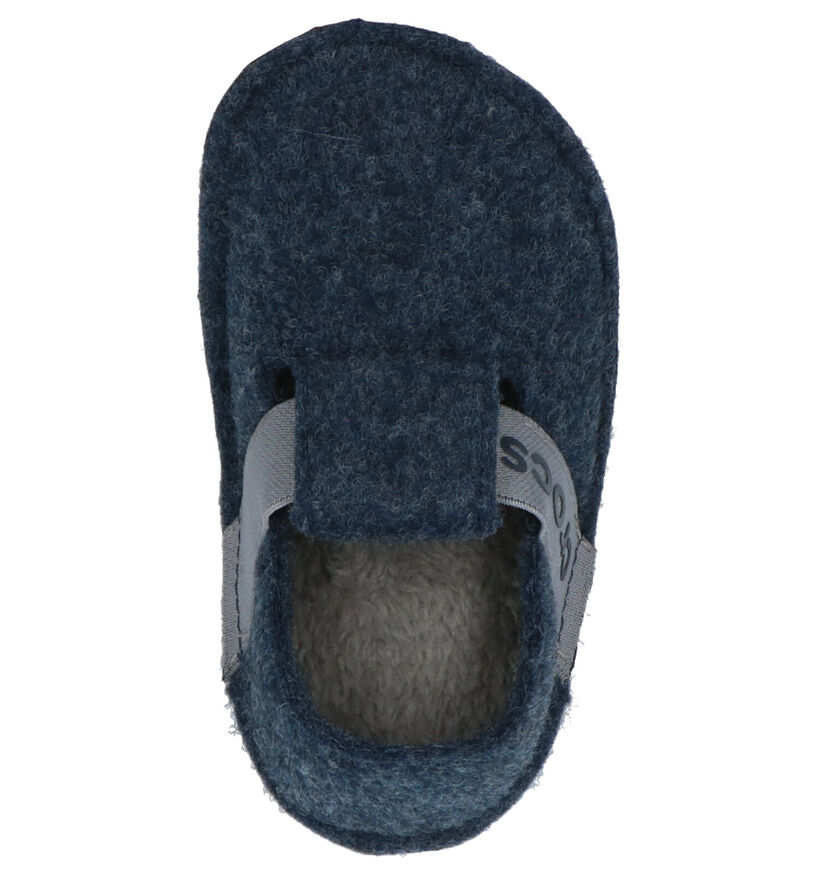 Crocs Classis Slipper Pantoufles en Bleu en laine (255716)