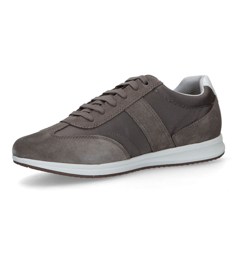 Geox Avery Grijze Veterschoenen voor heren (326761)