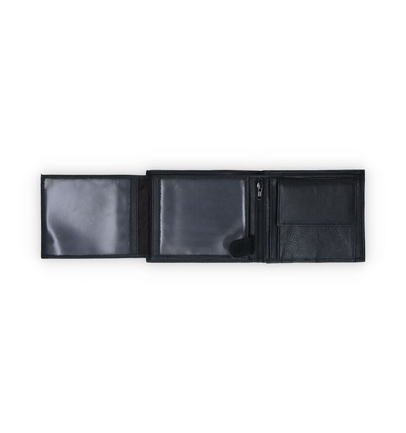 Euro-Leather Portefeuille en Noir pour hommes (365211)