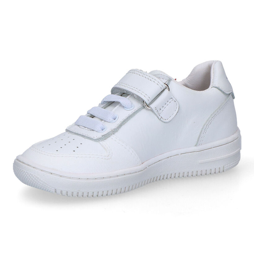 Little David Romeo 2 Chaussures à velcro en Blanc pour garçons (308251) - pour semelles orthopédiques