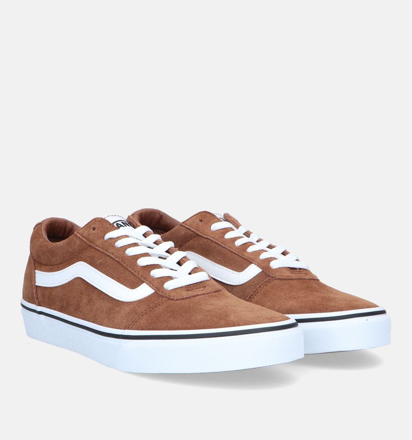 Vans Ward Baskets de skate en Brun pour hommes (328232)