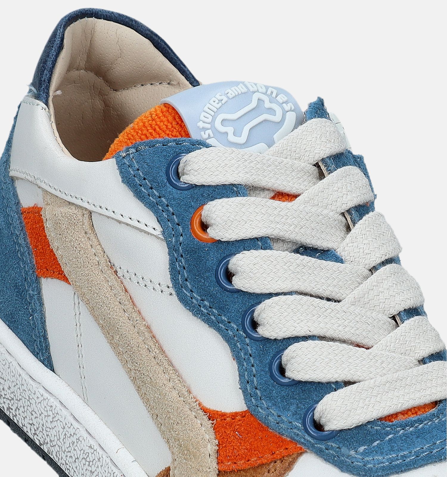 STONES and BONES Lesti Witte Lage schoenen Jongens Lage schoenen Online op TORFS.BE
