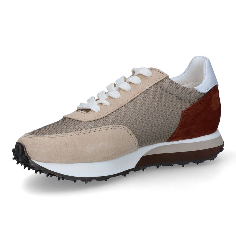 Scapa Beige Sneakers voor dames (307048) - geschikt voor steunzolen