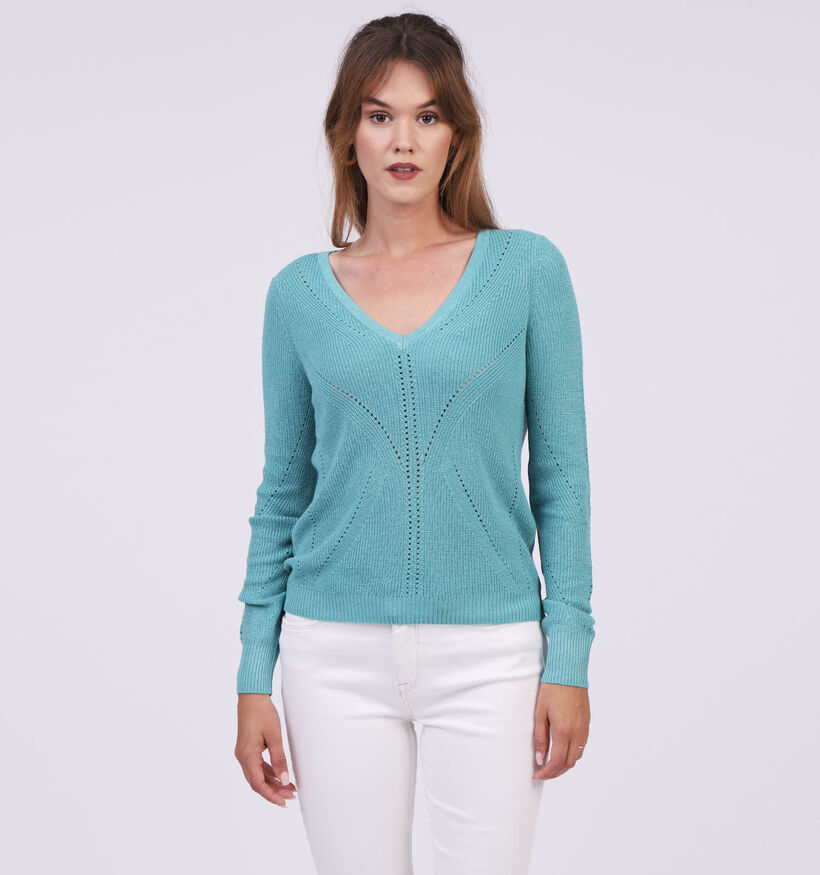 Vero Moda Newlexsun Turquoise Trui (318786)