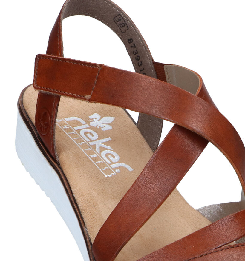 Rieker Cognac Sandalen voor dames (339083)