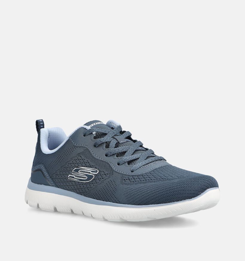 Skecher Summits Quiet Dream Blauwe Sneakers voor dames (376915)