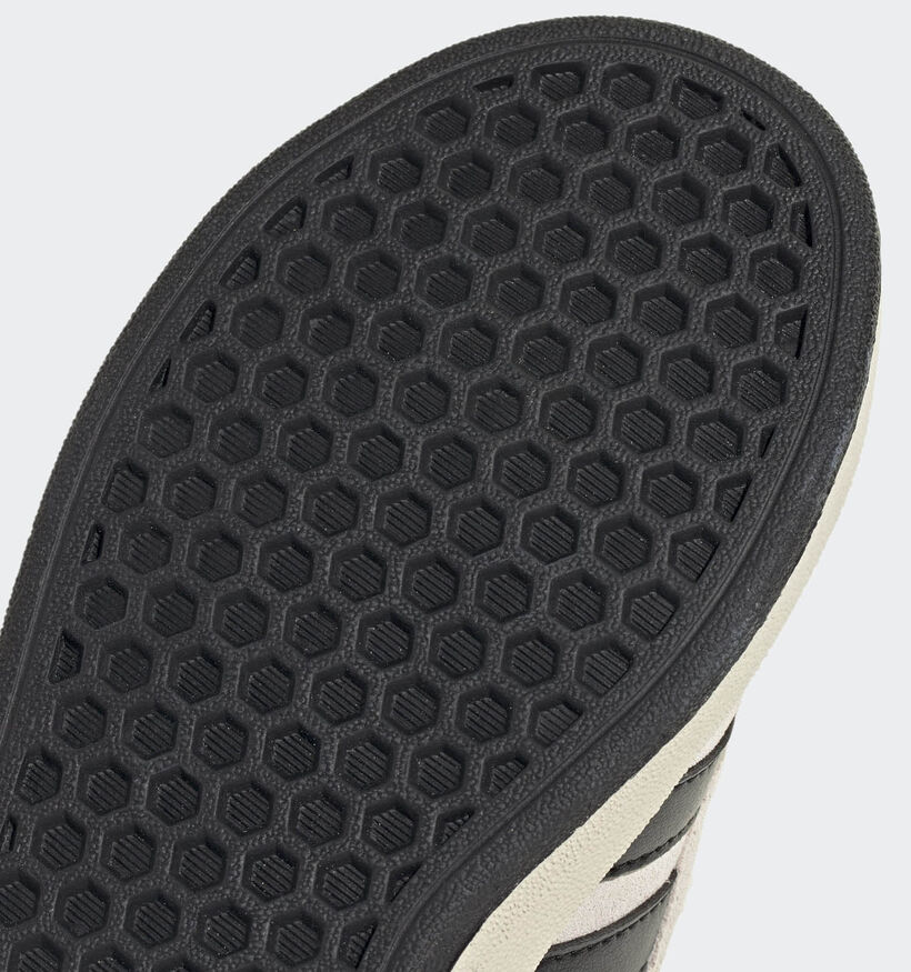 adidas Grand Court 00s Ecru/Zwarte Sneakers voor jongens (365421) - geschikt voor steunzolen