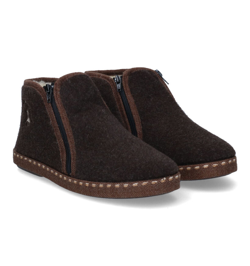 Hush Puppies Douvent Pantoufles montantes en Brun pour hommes (346545)