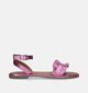 Inuovo Sandales plates en Rose pour femmes (341518)