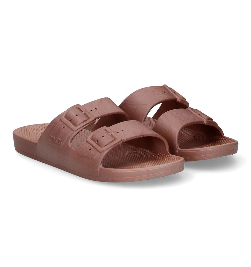 Freedom Moses Basic Nu-pieds en Or rose pour femmes (323019)