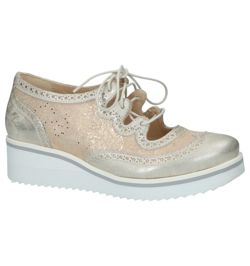 Brako Anatomics Chaussures à lacets en Or en cuir (219141)