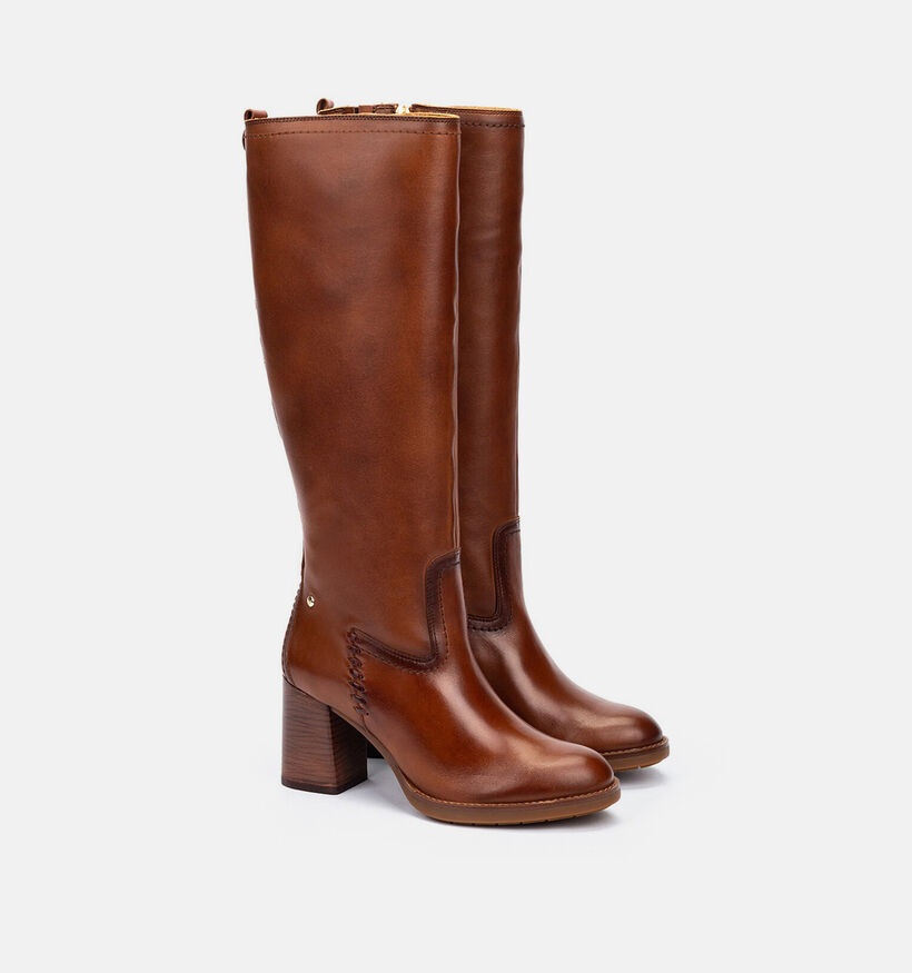 Pikolinos Palencia Bottes hautes en Cognac pour femmes (379311)