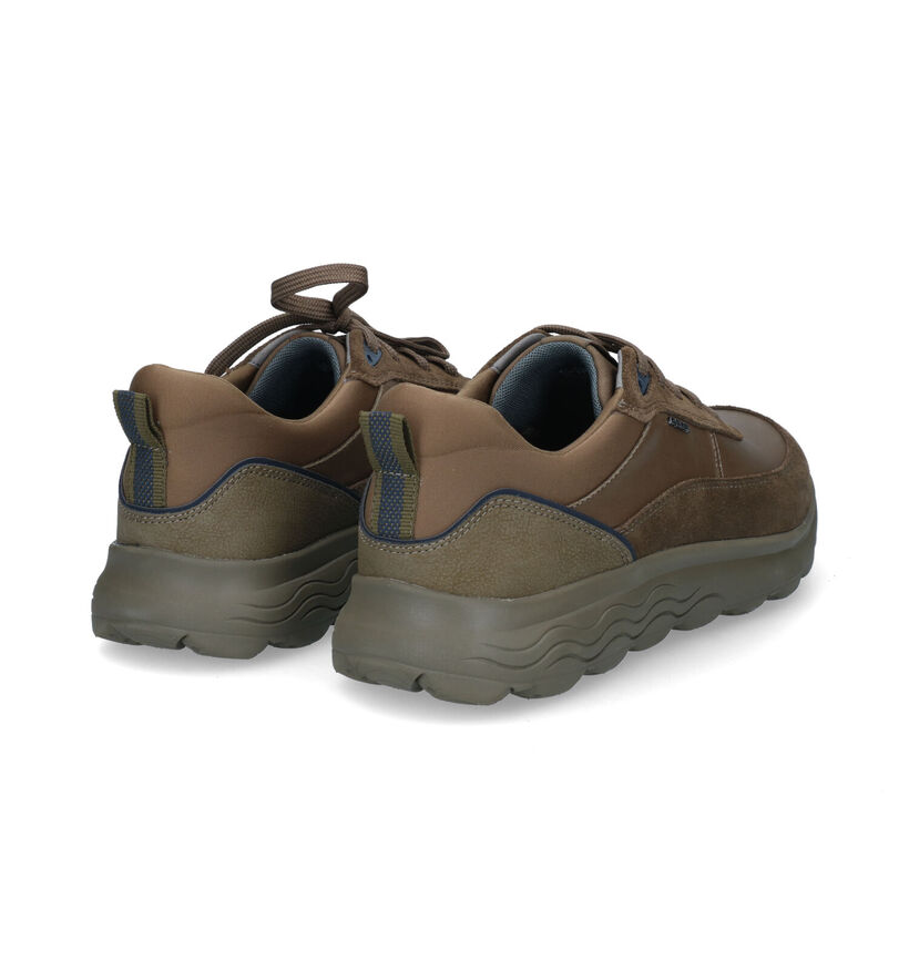 Geox Spherica Chaussures basses en Vert pour hommes (312685) - pour semelles orthopédiques