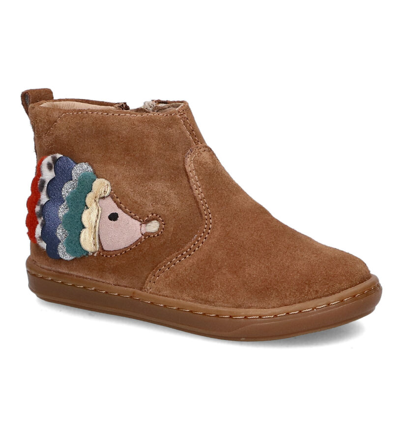 Shoo Pom Bouba Niglo Chaussures hautes en Cognac en nubuck (295706)