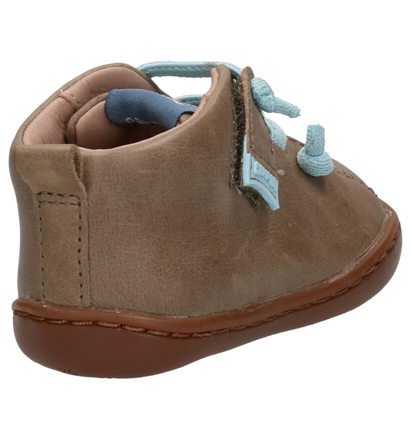 Camper Chaussures hautes en Bleu foncé en cuir (259028)