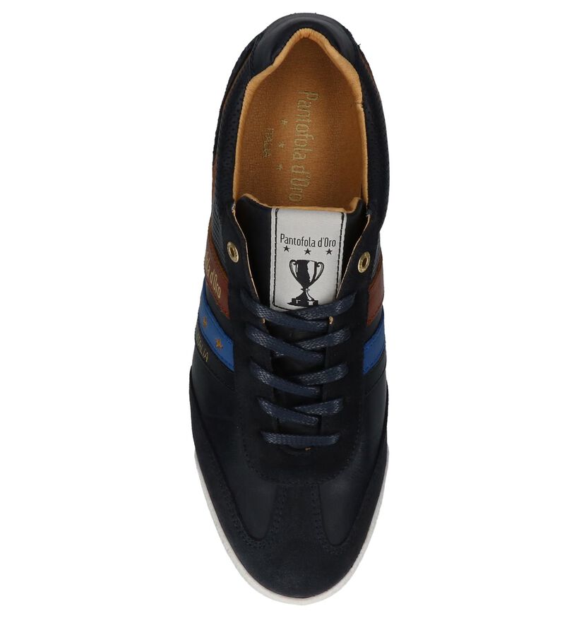 Pantofola d'Oro Vasto Blauwe Veterschoenen voor heren (305446) - geschikt voor steunzolen