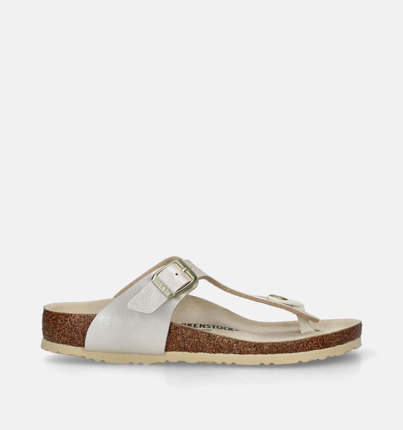 Birkenstock Gizeh Witte Slippers voor meisjes (352248)