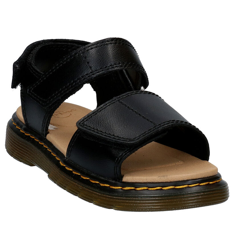 Dr. Martens Romi Zwarte Sandalen in leer (265709)