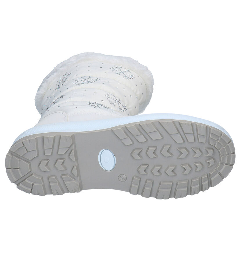 Snow Fun Bottes de neige en Blanc pour femmes (293745) - pour semelles orthopédiques