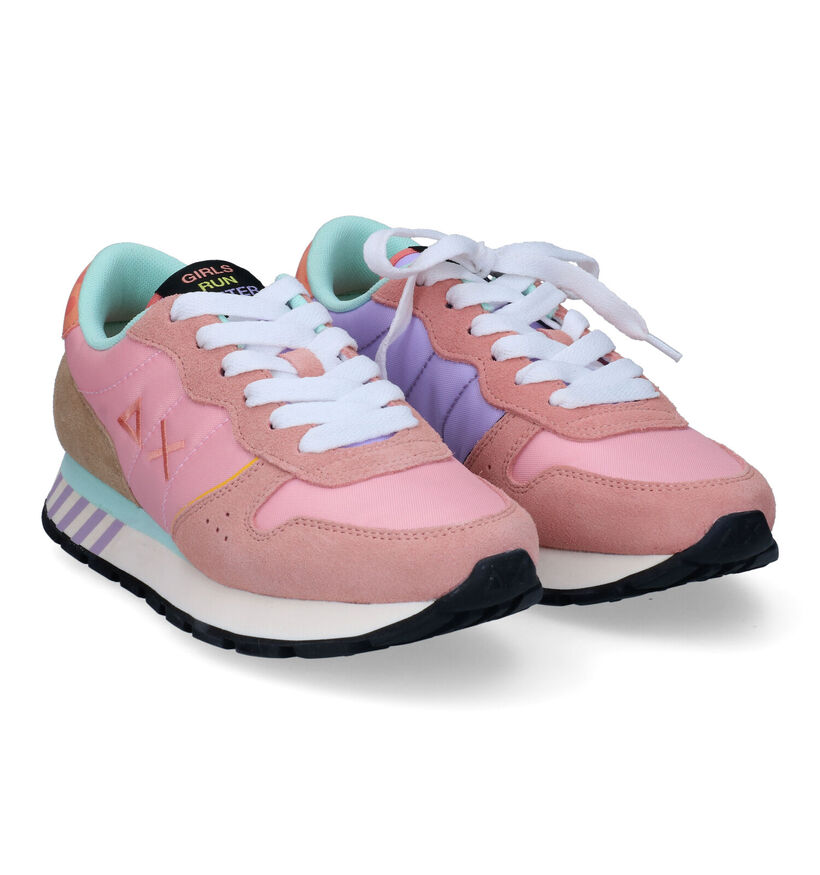 Sun 68 Ally Cany Cane Beige Sneakers voor dames (304685) - geschikt voor steunzolen