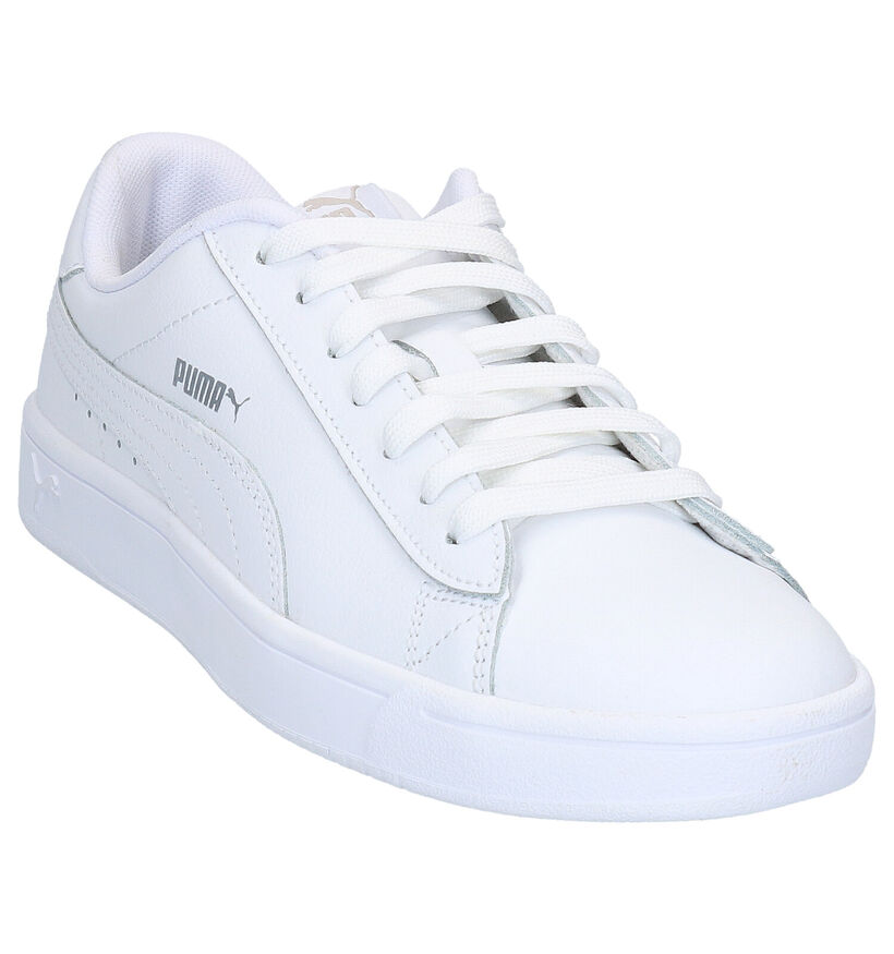 Puma Court Breaker Witte Sneakers in leer (265748)