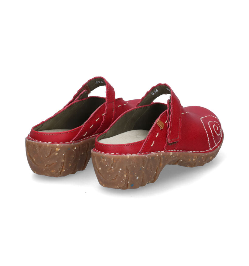 El Naturalista Yggdrasil Mules en Rouge en cuir (308009)