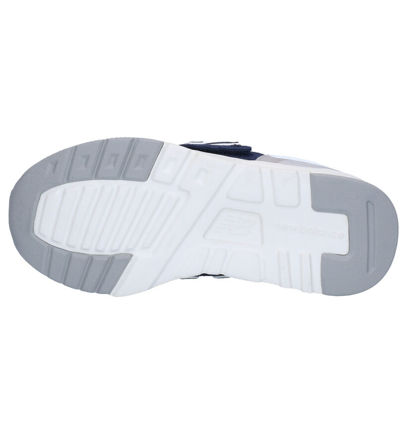 New Balance PZ 997 Blauwe Sneakers in daim (253367)