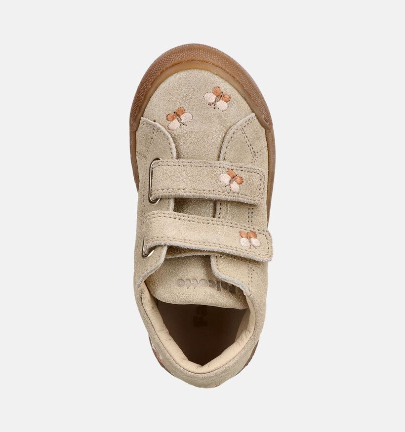 Falcotto Snopes Butterfly Baskets montantes en Beige pour filles (380201)