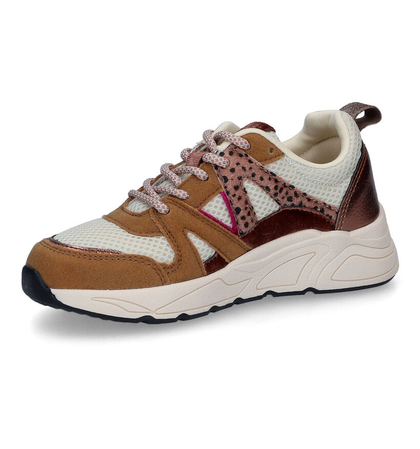 Poelman Baskets basses en Écru en simili cuir (325180)