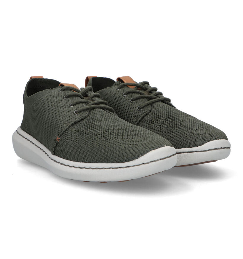 Clarks Step Urban Mix Blauwe Veterschoenen voor heren (337765) - geschikt voor steunzolen