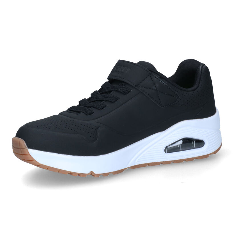 Skechers Uno Air Blitz Zwarte Sneakers voor jongens, meisjes (326455)