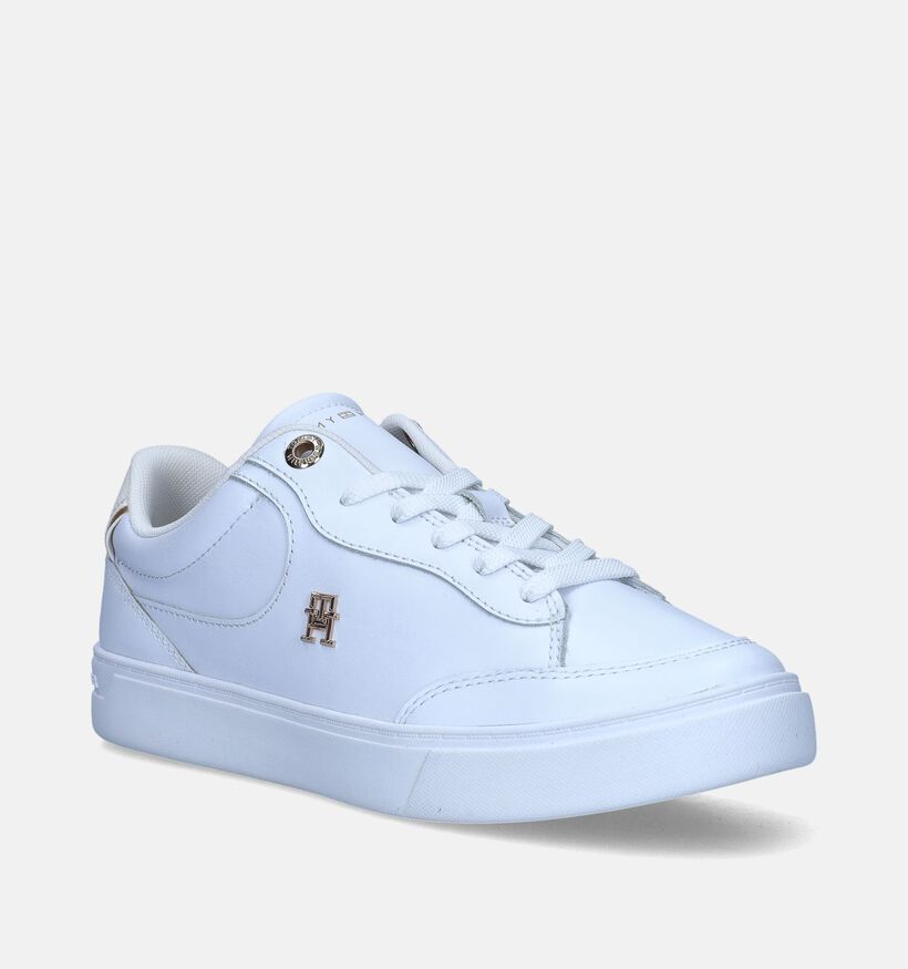 Tommy Hilfiger Essential Chic Court Baskets en Blanc pour femmes (349709)
