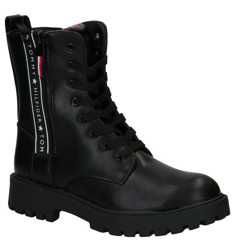 Tommy Hilfiger Zwarte Boots in leer (279902)