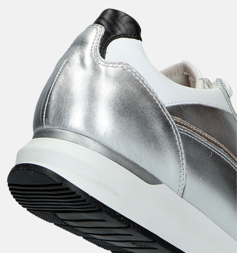 Gabor Comfort Zilveren Sneakers voor dames (343653) - geschikt voor steunzolen