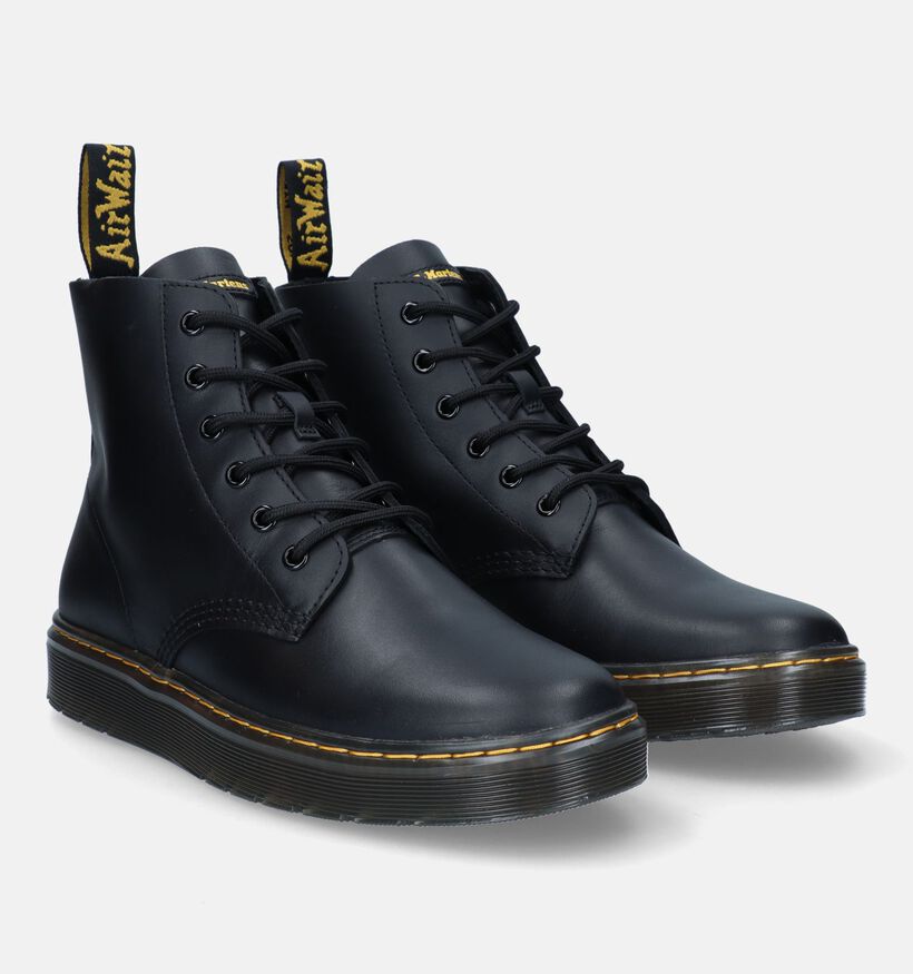 Dr. Martens Thurston Chukka Zwarte Veterboots voor heren (352002) - geschikt voor steunzolen