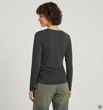 Vila T-shirts Zwart/Bruin/Groen