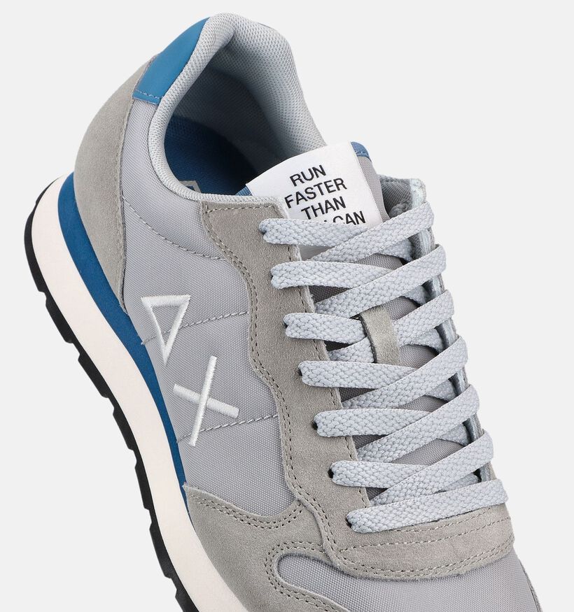 Sun68 Tom Grijze Lage Sneakers voor heren (368800) - geschikt voor steunzolen