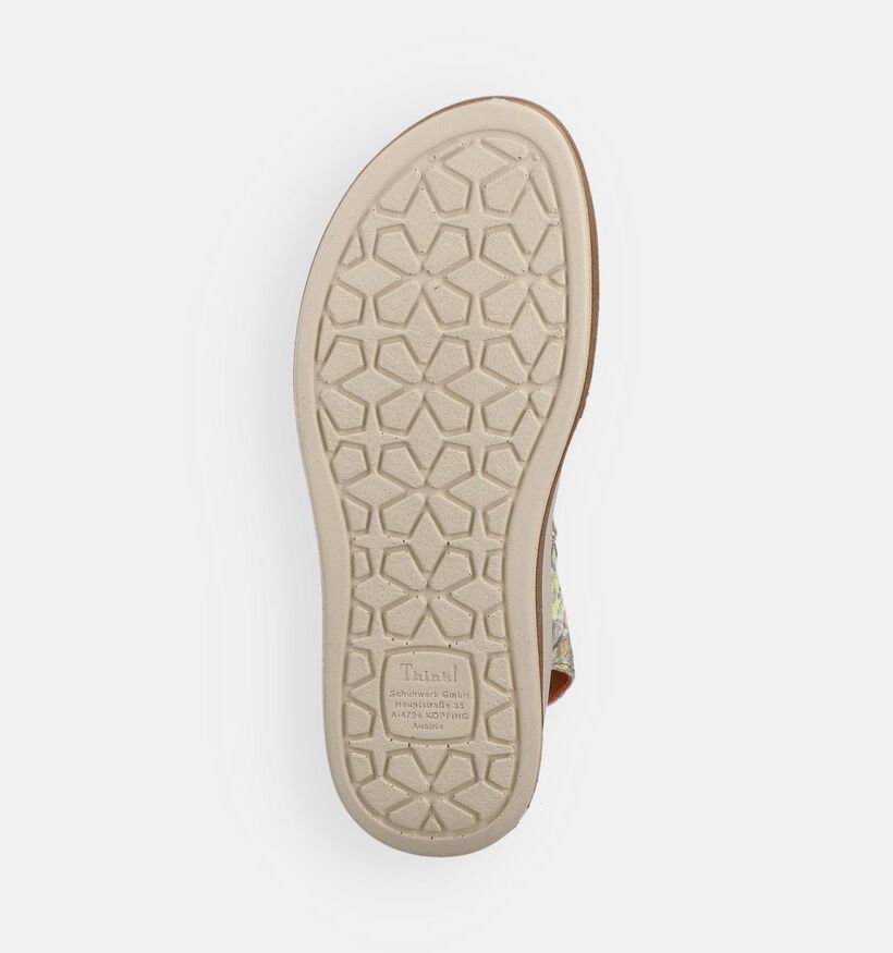 Think! Lichtgroene/Gele Sandalen voor dames (374089)