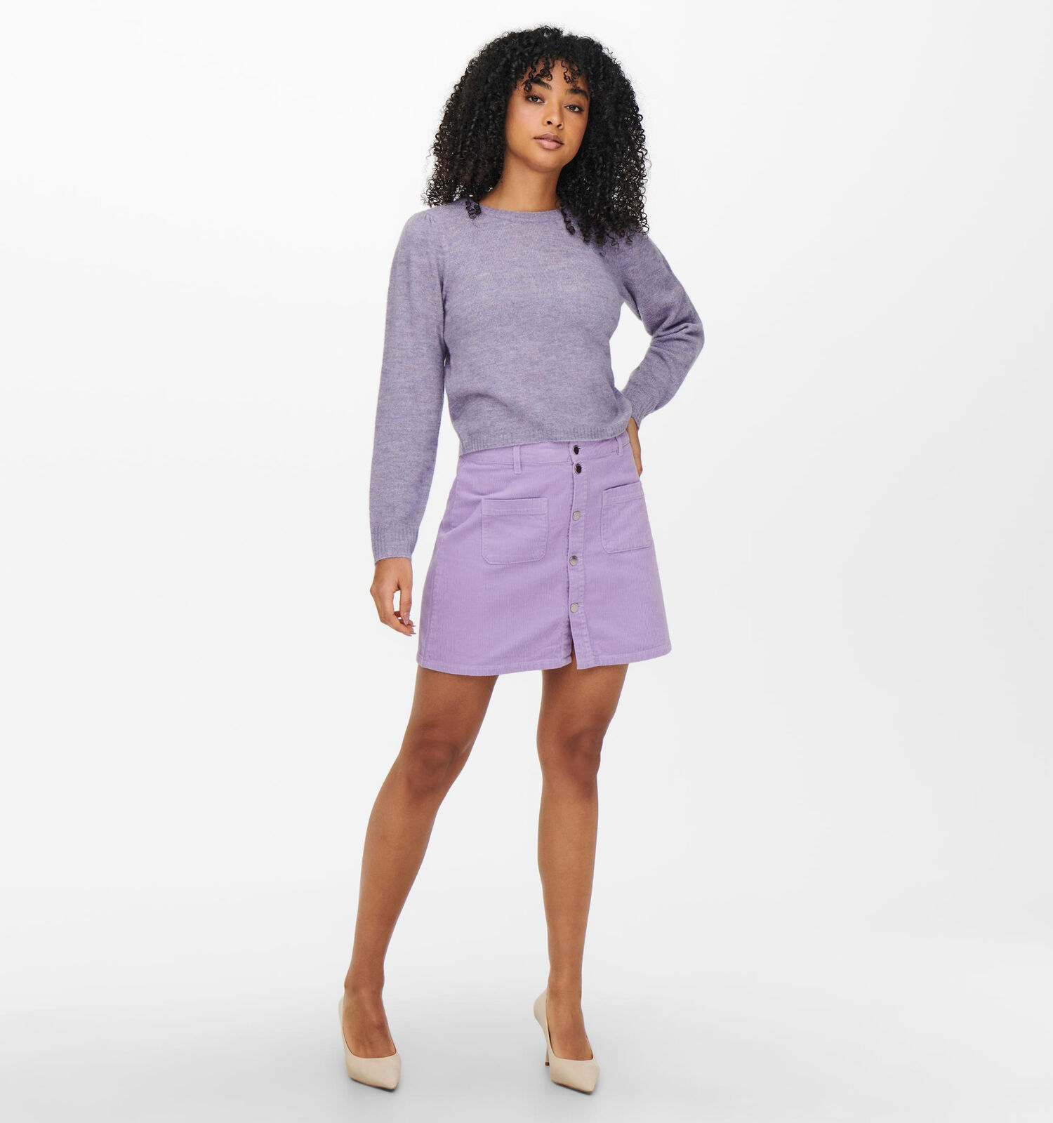 JDY Shiraz Jupe courte en Mauve Femmes Jupes en ligne sur TORFS.BE