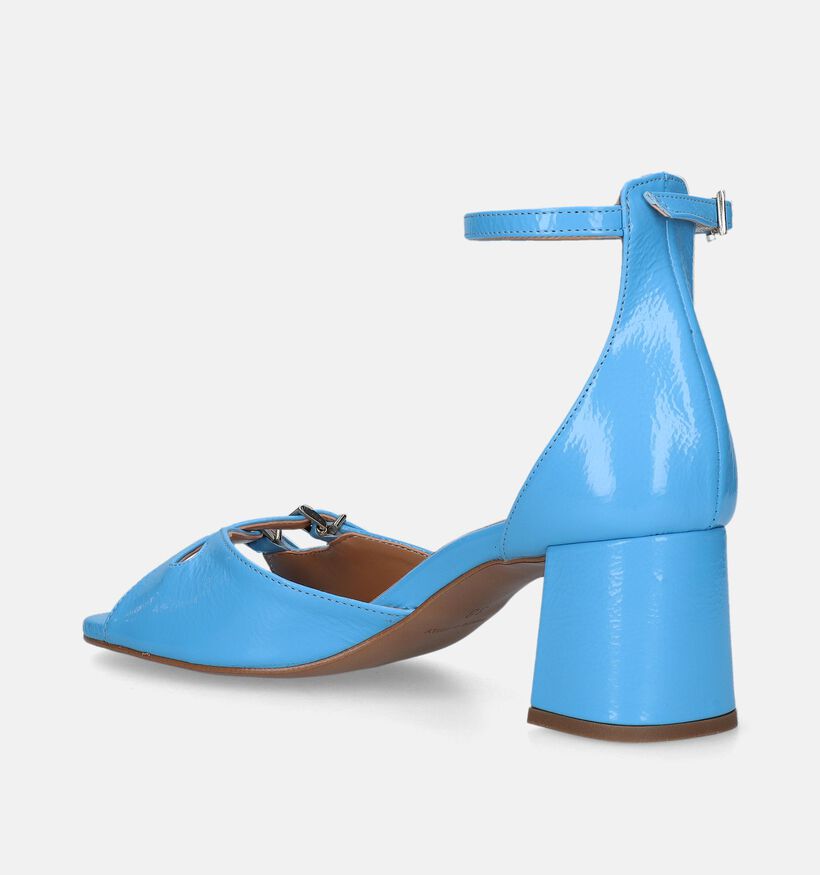 Signatur Sandales à talons en Bleu clair pour femmes (342052)