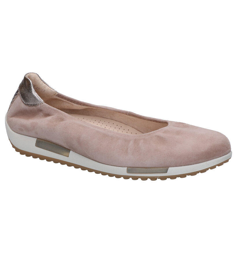 Gabor Ballerines en Taupe en daim (271641)