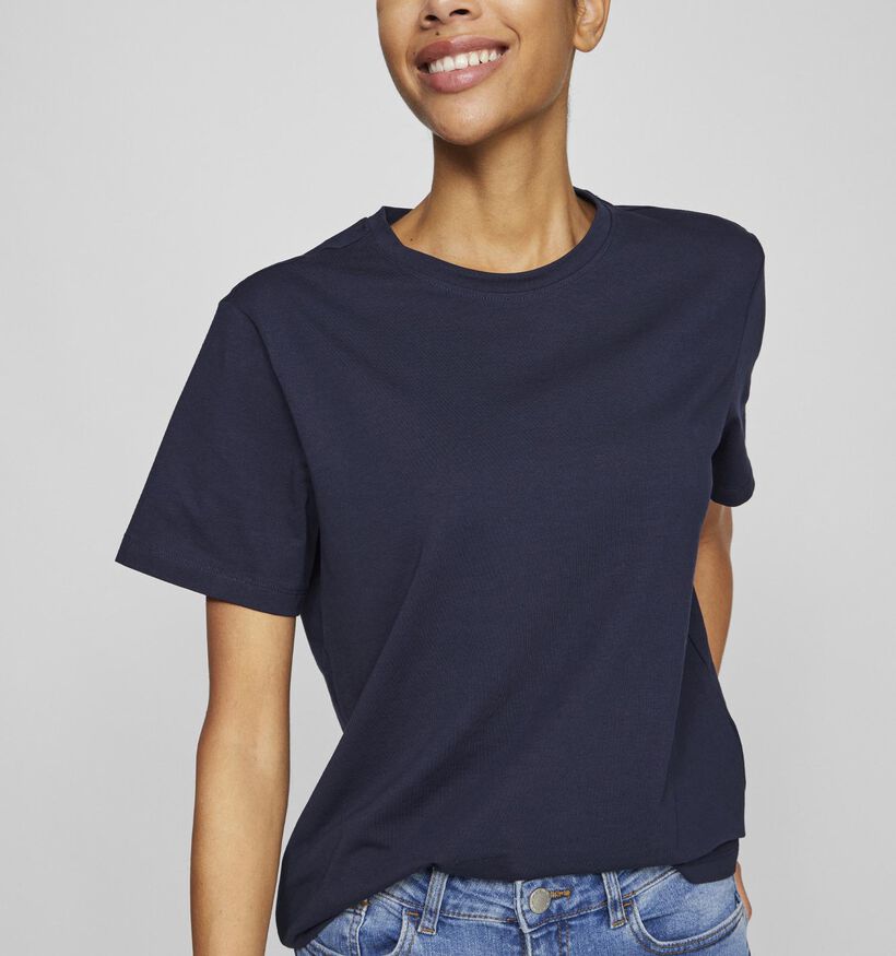 Vila Nora Donkerblauwe T-shirt voor dames (361305)