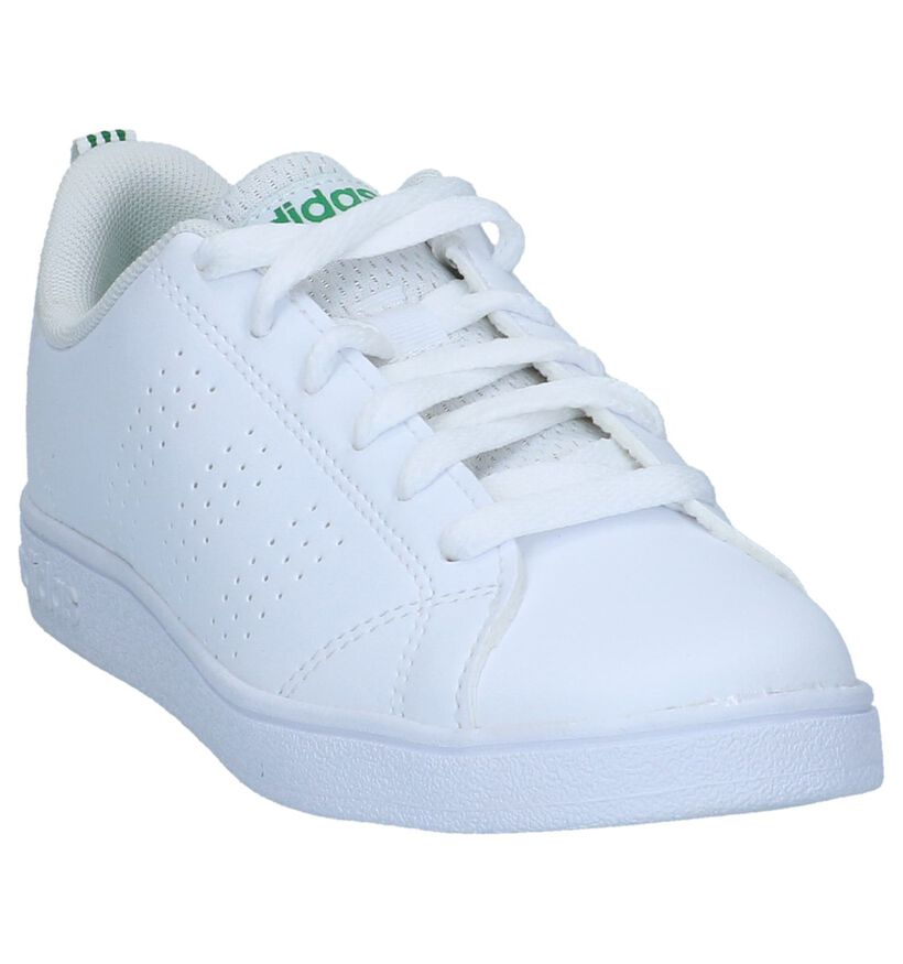 adidas VS Advantage Clean Baskets en Blanc en simili cuir (264225)