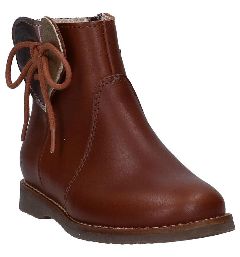 Beberlis Bottes courtes en Cognac pour filles (281112)