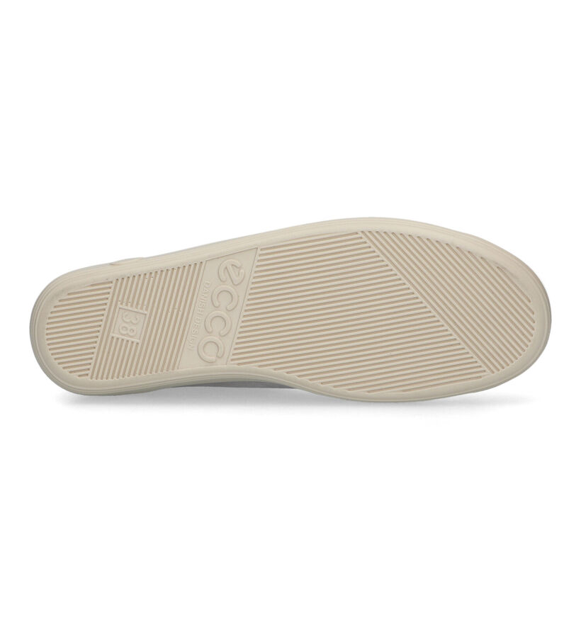 ECCO Soft 2.0 Grijze Veterschoenen in nubuck (321146)
