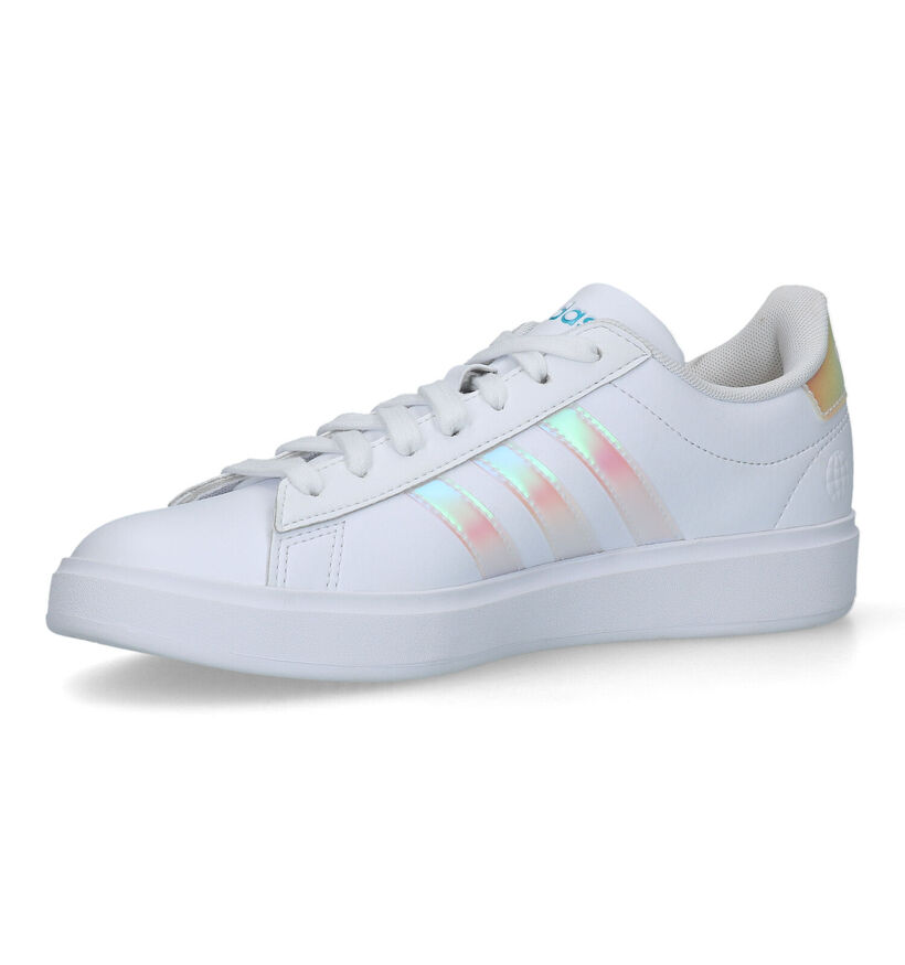 adidas Grand Court 2.0 Baskets sportives en Blanc pour femmes (356989) - pour semelles orthopédiques