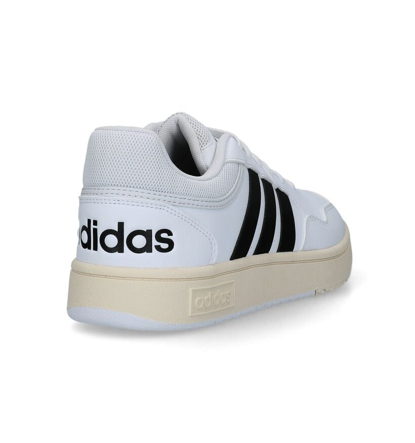 adidas Hoops 3.0 Baskets en Blanc pour hommes (324913) - pour semelles orthopédiques