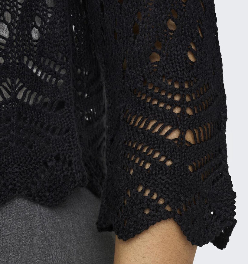 JDY Sun Zwarte Crochet cardigan voor dames (353259)